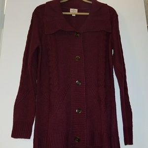 Super Cute Burgundy Sweater